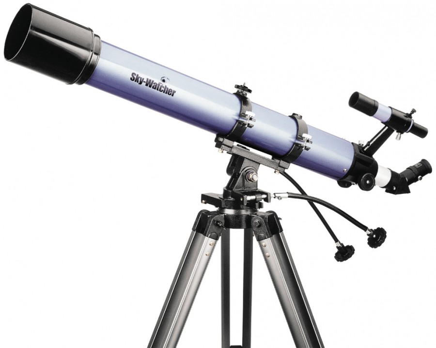 Den cylindern jag menar är den svarta som ni ser allra längst fram på teleskopet