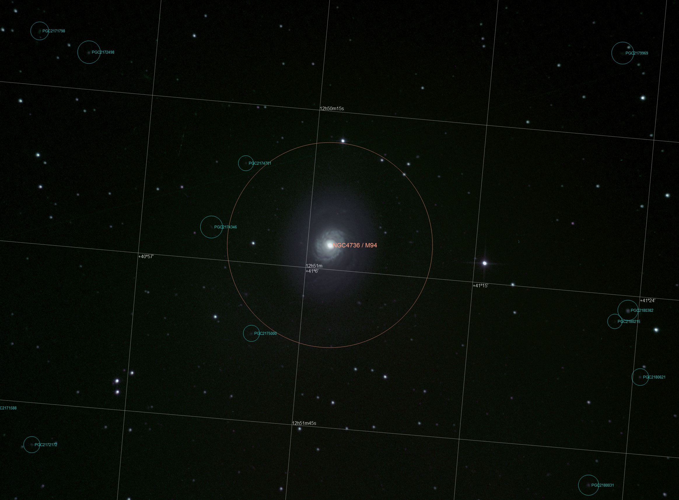 M 94 - Annoterad