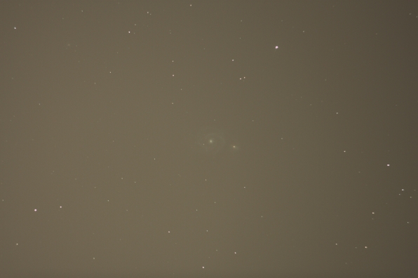 M51 exp. 3 min, ISO 1600