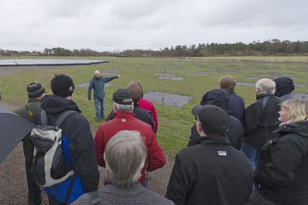 Det nya LOFAR-stationen vid Onsala rymdobservatorium.